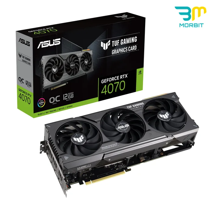 ASUS TUF Gaming RTX 4070 12GB - تصویر شاخص کارت گرافیک درحدنو ASUS TUF Gaming RTX 4070 12GB