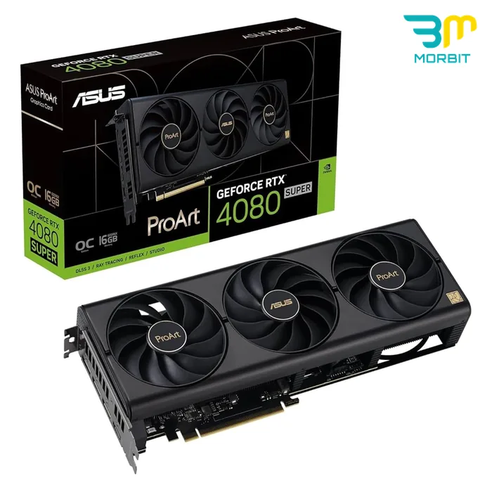ProArt RTX 4080 SUPER 16GB - تصویر شاخص کارت گرافیک درحدنو ASUS ProArt RTX 4080 SUPER 16GB