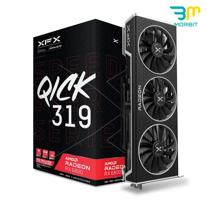XFX QICK RX 6800 16GB - تصویر شاخص کارت گرافیک درحدنو XFX QICK RX 6800 16GB