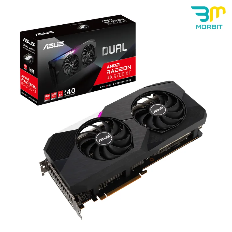ASUS Dual RX 6700 XT 12GB - تصویر شاخص کارت گرافیک درحدنو ASUS Dual RX 6700 XT 12GB