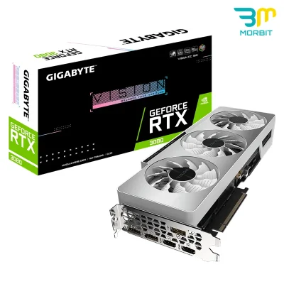 کارت گرافیک درحدنو Gigabyte VISION White RTX 3080 10GB OC GIGABYTE VISION OC RTX 3080 10GB
